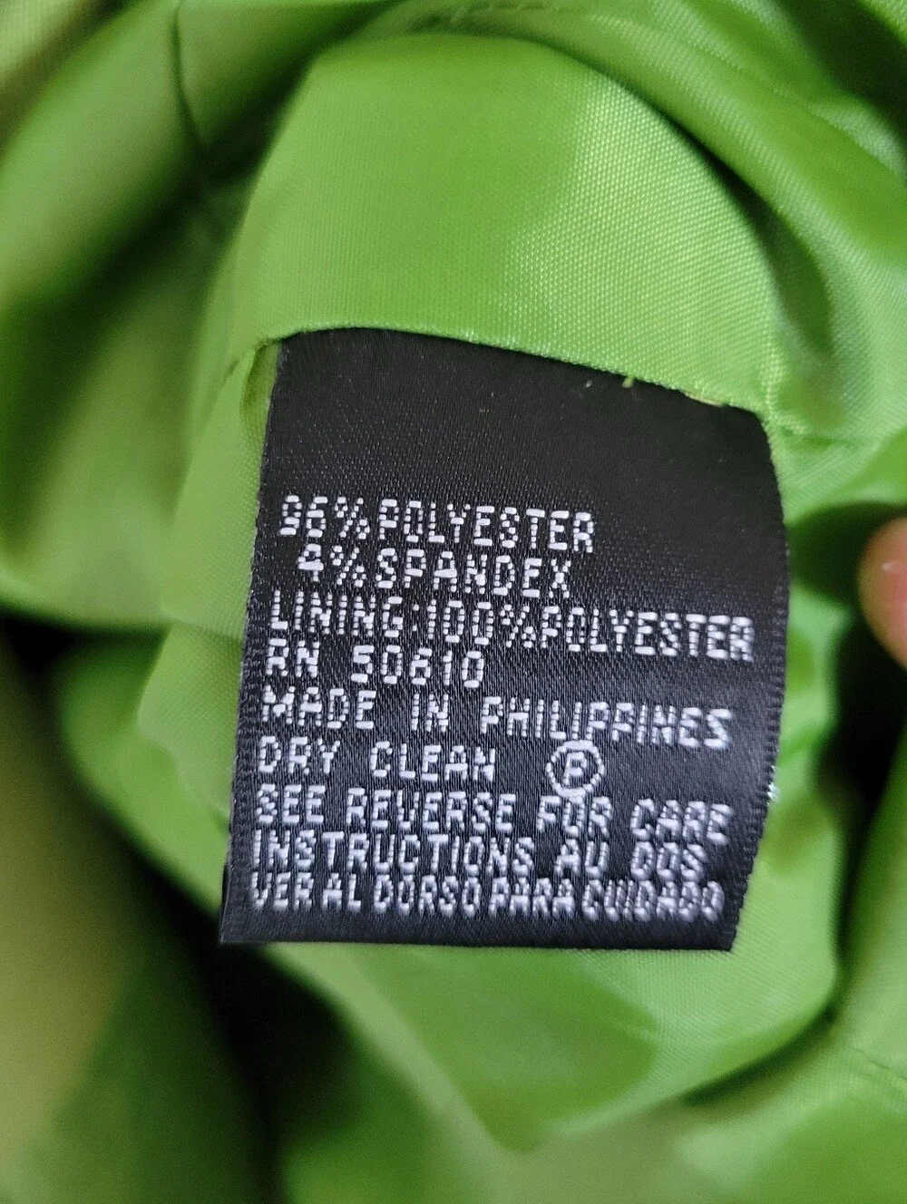 Kasper Lime Green Women's Two-Piece Skirt Suit, Size 6